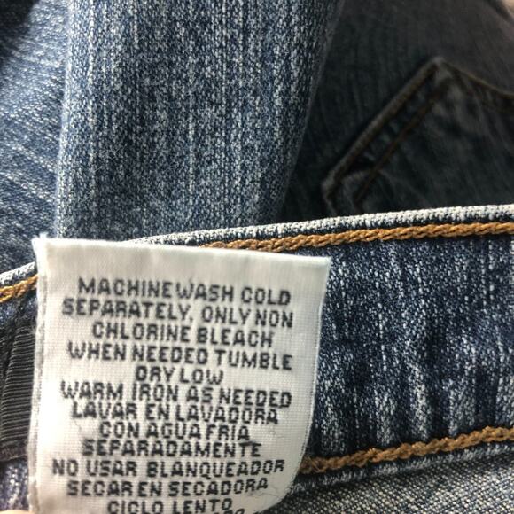 Mossimo Mid Rise Cut Off Jean Shorts Dark Wash Size 6 - Picture 10 of 11